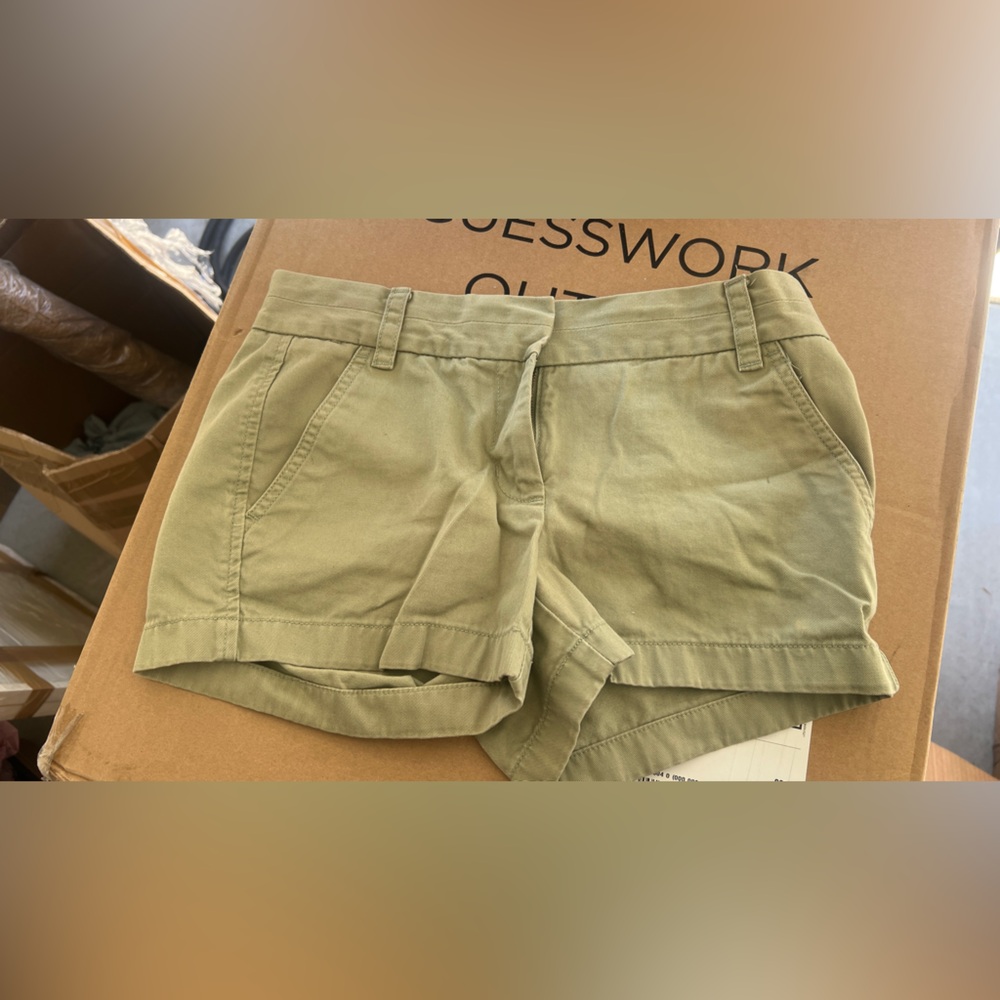 JCrew Olive Green Casual Shorts